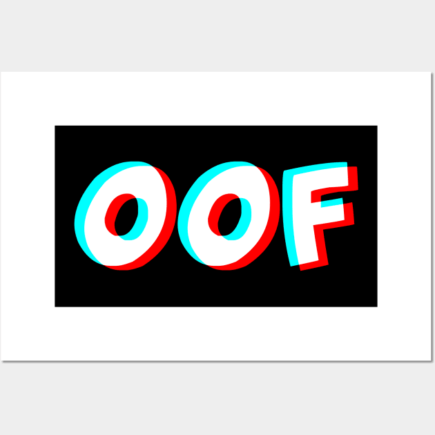 OOF Trippy T-Shirt - Dank Meme Optical Illusion Gift Wall Art by Ilyashop
